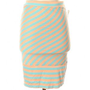 Monteau Striped Bodycon Skirt S